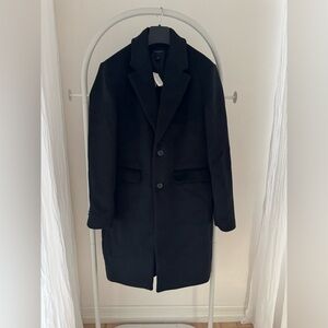 Brand New! Men’s Black Wool Blend Coat